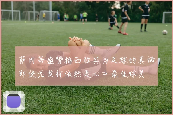 萨内蒂盛赞梅西称其为足球的真谛即使无奖杯依然是心中最佳球员